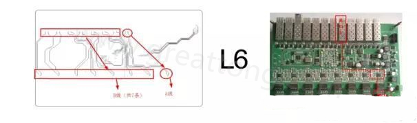 根據(jù)客戶端提供的信息，確認(rèn)為L(zhǎng)6層光口8與芯片8之間的兩條差分阻抗線調(diào)試不通-深圳宏力捷