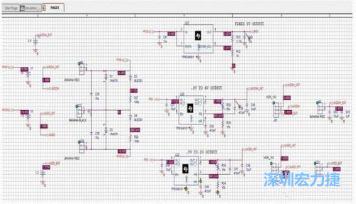 原理圖測(cè)試平臺(tái)和各個(gè)節(jié)點(diǎn)的仿真值