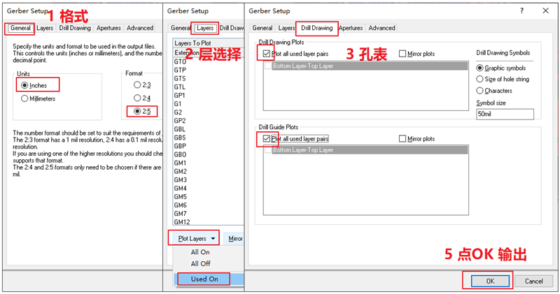 輸出Gerber部分，F(xiàn)ile下選擇 Gerber Files